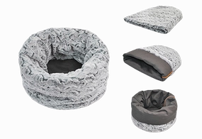 P.L.A.Y. Pet Beds  Snuggle Bed Husky Light Gray S dog pain relief hip joint supplement senior dog care pet arthritis aid dog skin supplement