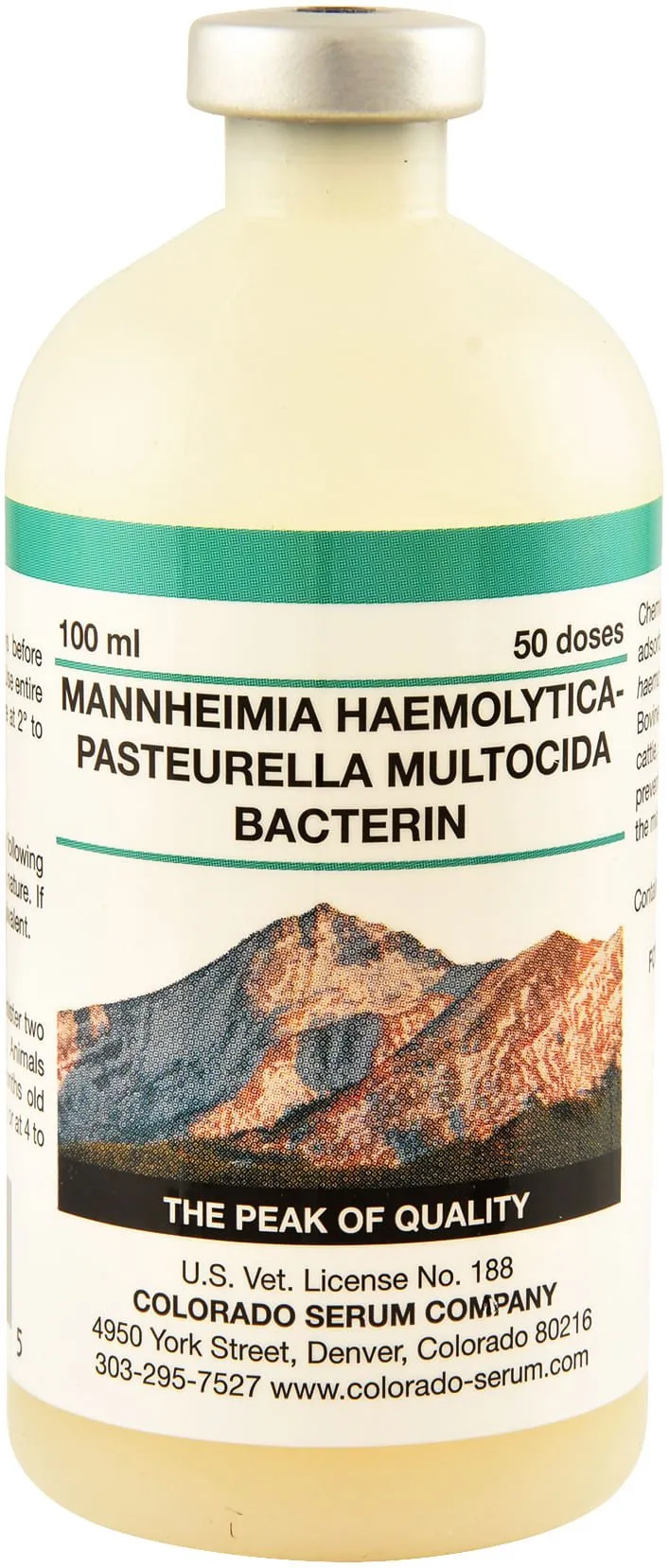 Pasteurella (Pneumonia) Vaccine for Cattle, Goats, & Sheep