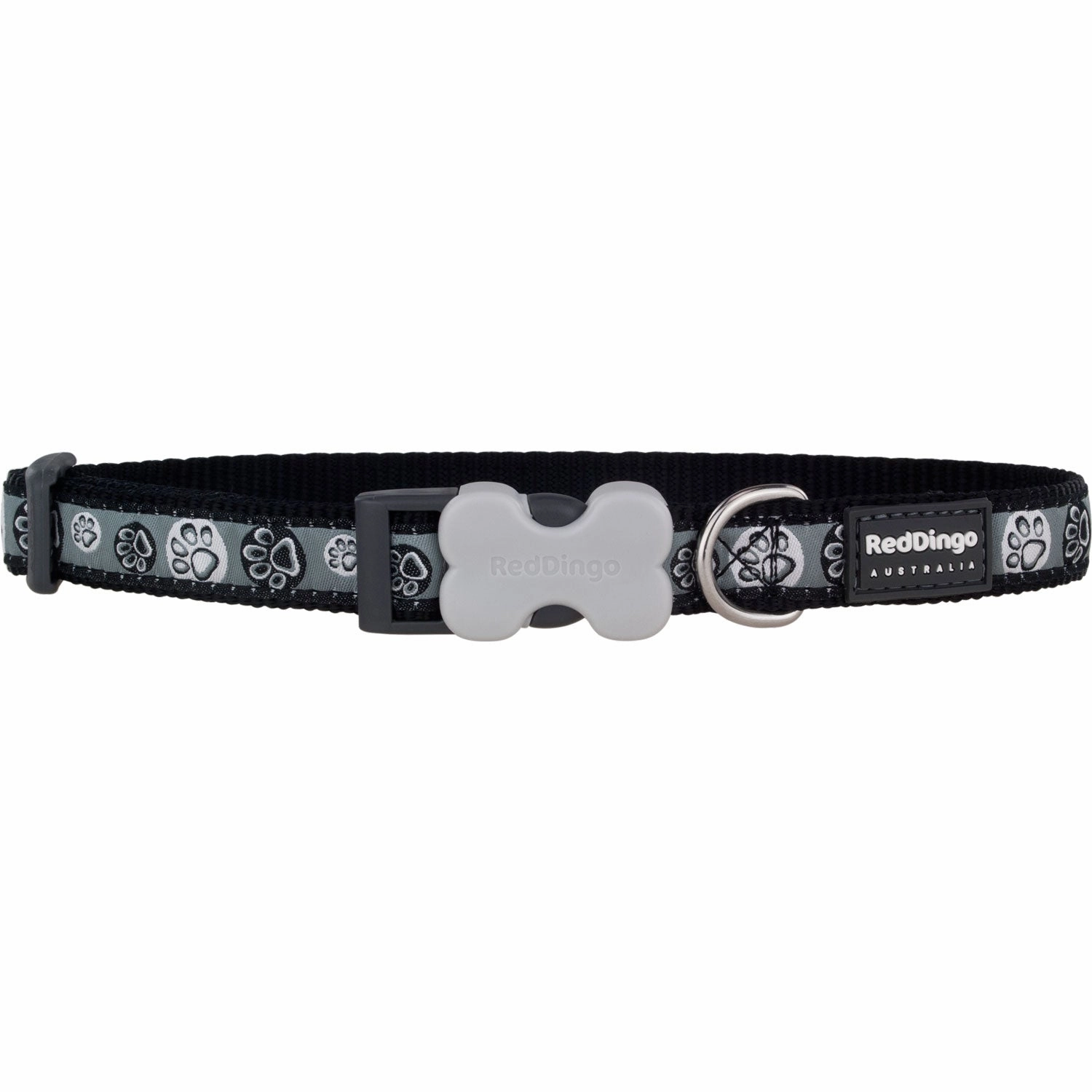 Paw Impressions Black Dog Collar dog leash harness set dog leash clip rope dog leash retractable leash