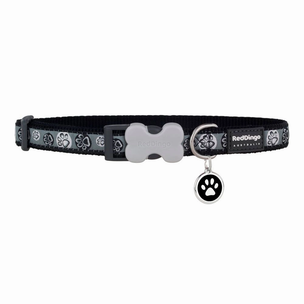 Paw Impressions Black Dog Collar