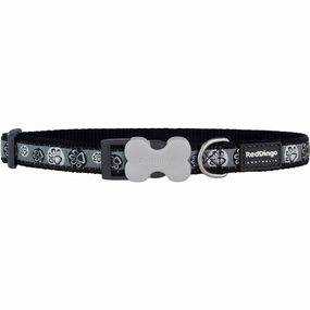 Paw Impressions Black Dog Collar dog leash harness set dog leash clip rope dog leash retractable leash