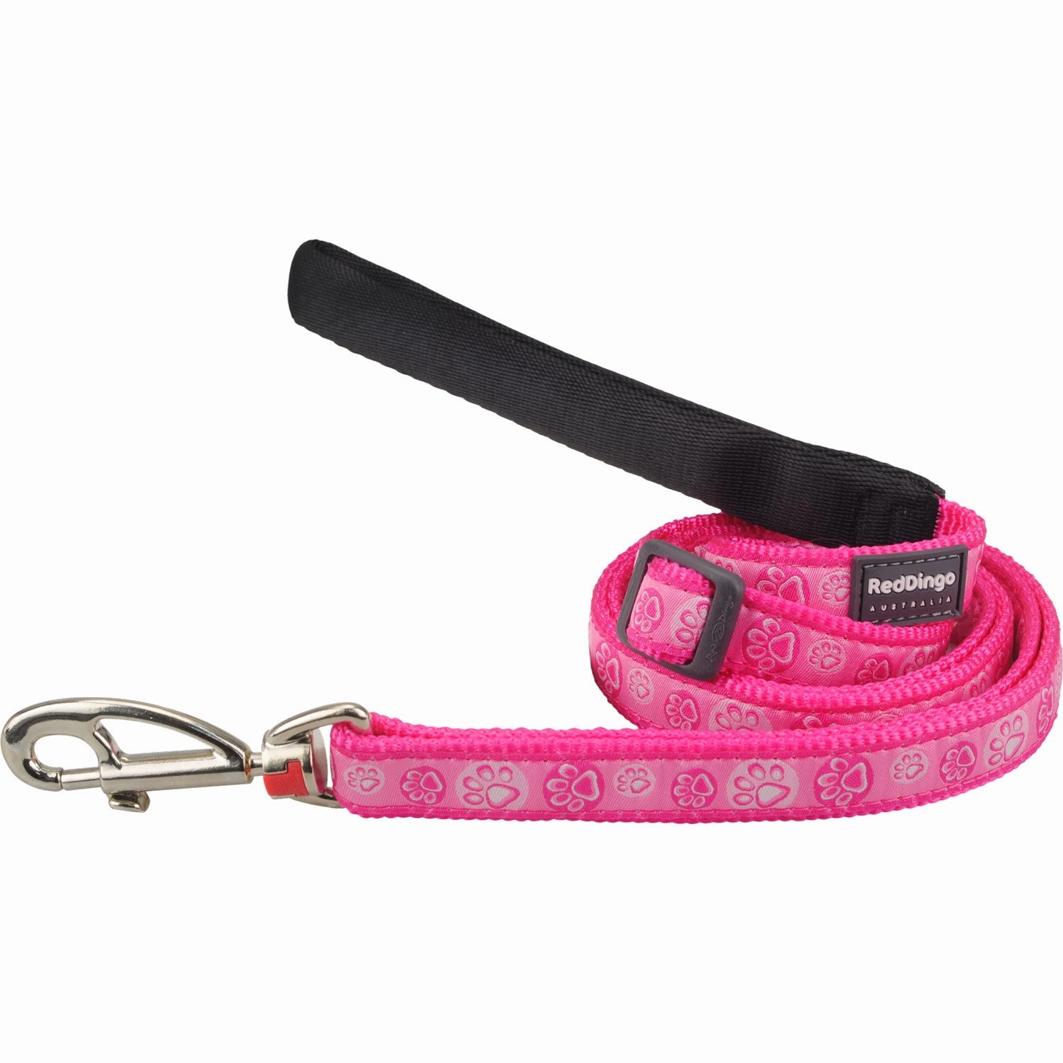 Paw Impressions Hot Pink Dog Leash dog leash harness set dog leash clip rope dog leash retractable leash