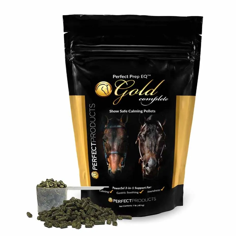 Perfect Prep EQ Gold Complete Show Safe Calming Pellets for Horses