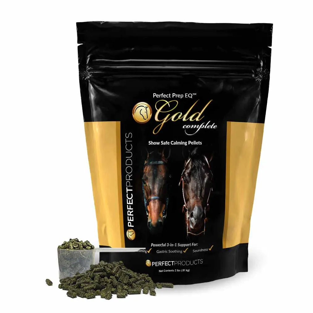 Perfect Prep EQ Gold Complete Show Safe Calming Pellets for Horses