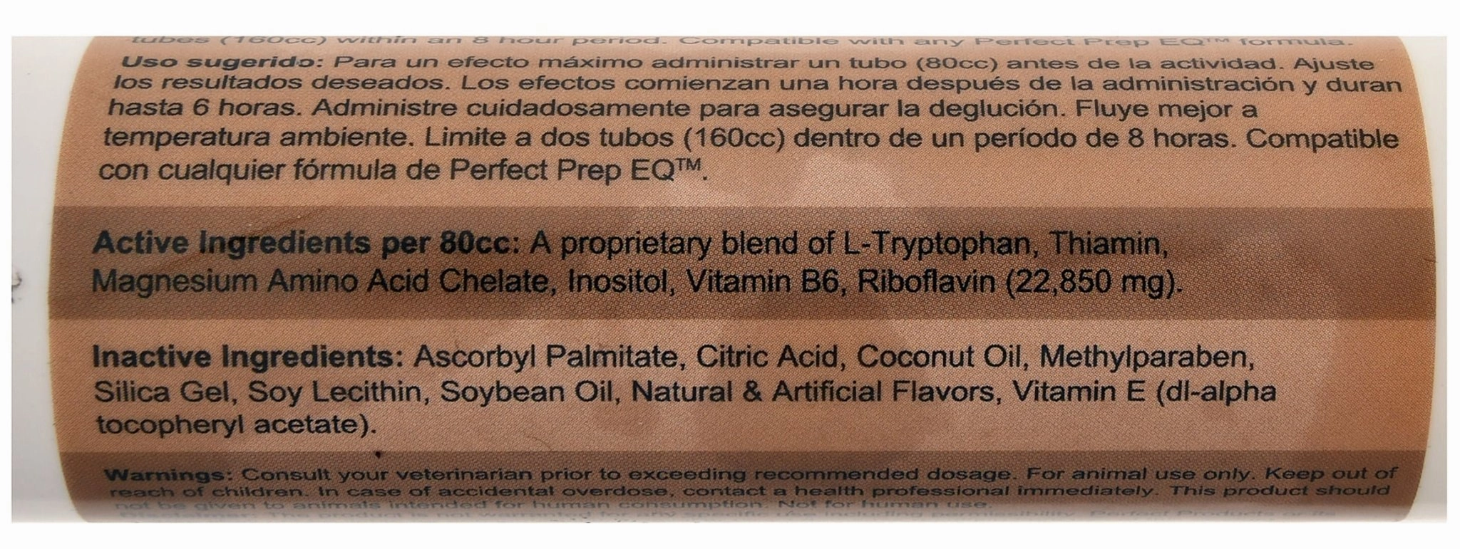 Perfect Prep EQ Supreme Calming Paste for Horses