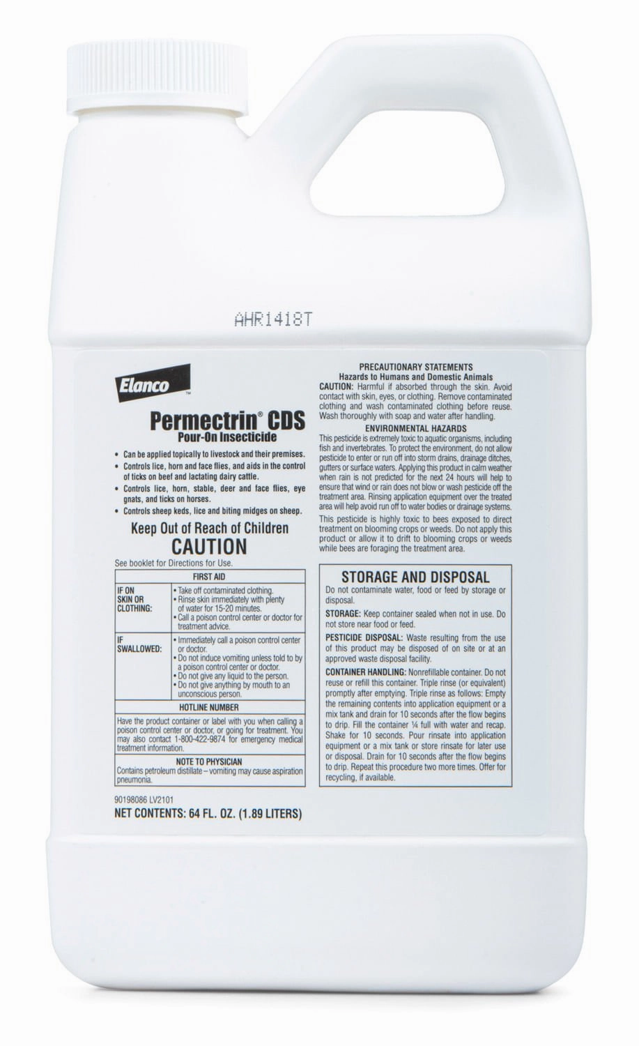 Permectrin CDS Pour-On Insecticide for Fly Control