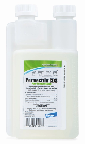 Permectrin CDS Pour-On Insecticide for Fly Control pet shampoo pet brush pet wipes pet scissors pets comb