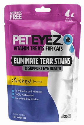 Pet Eyez Vitamin Treats for Cats Freeze Dried Chicken 1oz Bag cat toys interactive cat toys cat teaser wand cat balls cat laser pointer