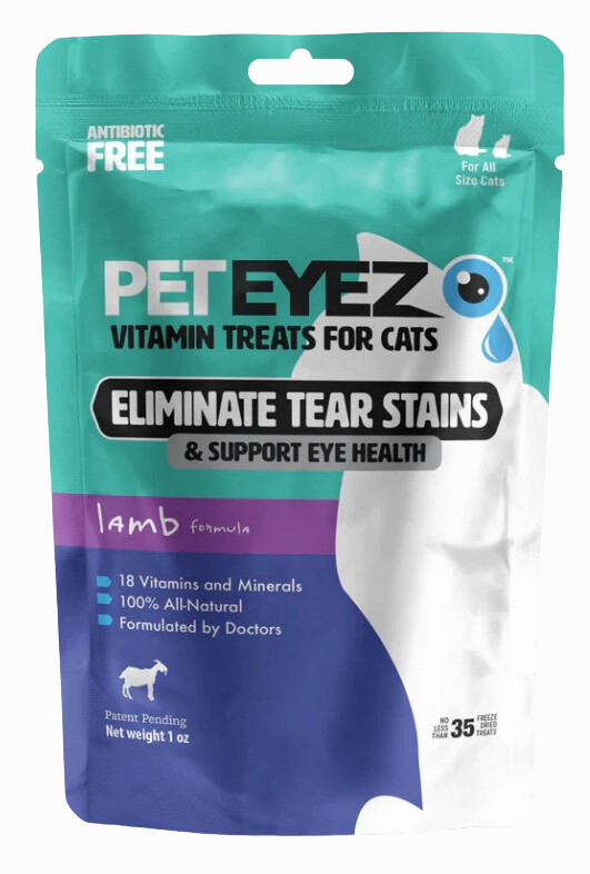 Pet Eyez Vitamin Treats for Cats Freeze Dried Lamb 1oz Bag cat toys interactive cat toys cat teaser wand cat balls cat laser pointer