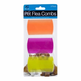 Pet Flea Combs, 3 pk plush dog toys fluffy dog toy dog cuddle toy dog toy set stuffed toy for dogs