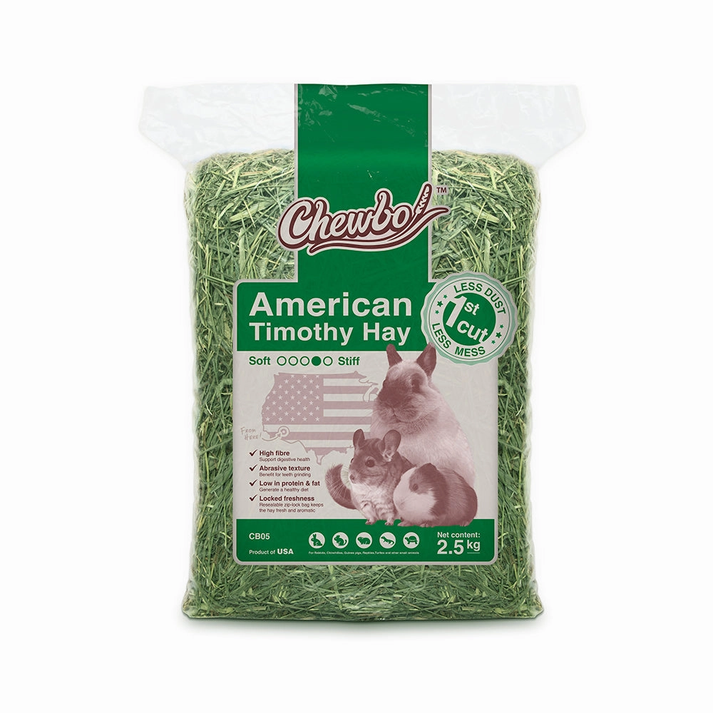 Pet Link Chewbo American Timothy Hay 1st Cut 2.5kg cat vitamins cat digestive aid cat immune support cat joint supplement cat skin supplement