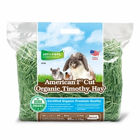 Pet Link Joy & Fibre American 1st Cut Organic Timothy Hay 40oz cat vitamins cat digestive aid cat immune support cat joint supplement cat skin supplement