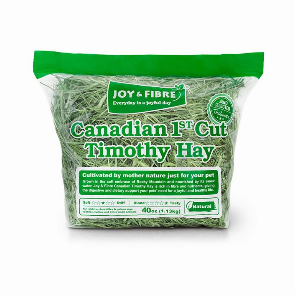Pet Link Joy & Fibre Canadian 1st Cut Timothy Hay 40oz cat vitamins cat digestive aid cat immune support cat joint supplement cat skin supplement