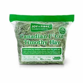 Pet Link Joy & Fibre Canadian 1st Cut Timothy Hay 40oz puppy starter kit puppy crate puppy collar puppy pee pad puppy food