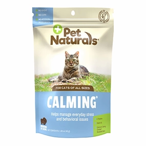 Pet Naturals Calming Chew for Cats, 30 ct plush dog toys fluffy dog toy dog cuddle toy dog toy set stuffed toy for dogs