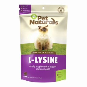 Pet Naturals L-Lysine Chews for Cats, 60 ct dog plush squeaky toy interactive plush toy plush rope toy tough plush dog pillow toy