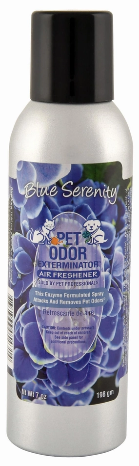 Pet Odor Exterminator Air Freshener Spray, Blue Serenity, 7 oz cat beds cat scratching post cat shampoo cat tunnel cat brush