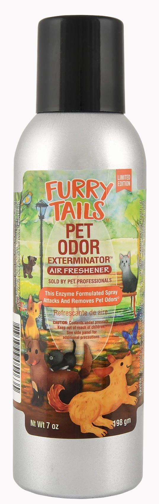 Pet Odor Exterminator Air Freshener Spray, Furry Tails, 7 oz cat beds cat scratching post cat shampoo cat tunnel cat brush