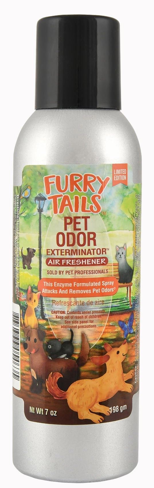Pet Odor Exterminator Air Freshener Spray, Furry Tails, 7 oz