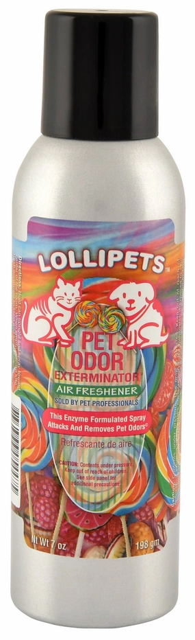 Pet Odor Exterminator Air Freshener Spray, Lollipets, 7 oz cat beds cat scratching post cat shampoo cat tunnel cat brush
