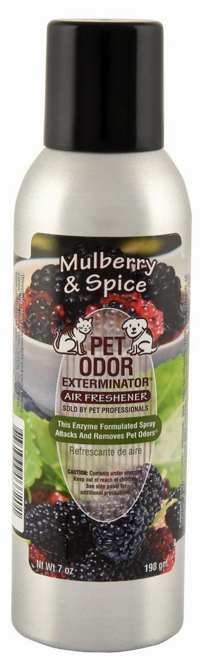 Pet Odor Exterminator Air Freshener Spray, Mulberry Spice, 7 oz cat beds cat scratching post cat shampoo cat tunnel cat brush