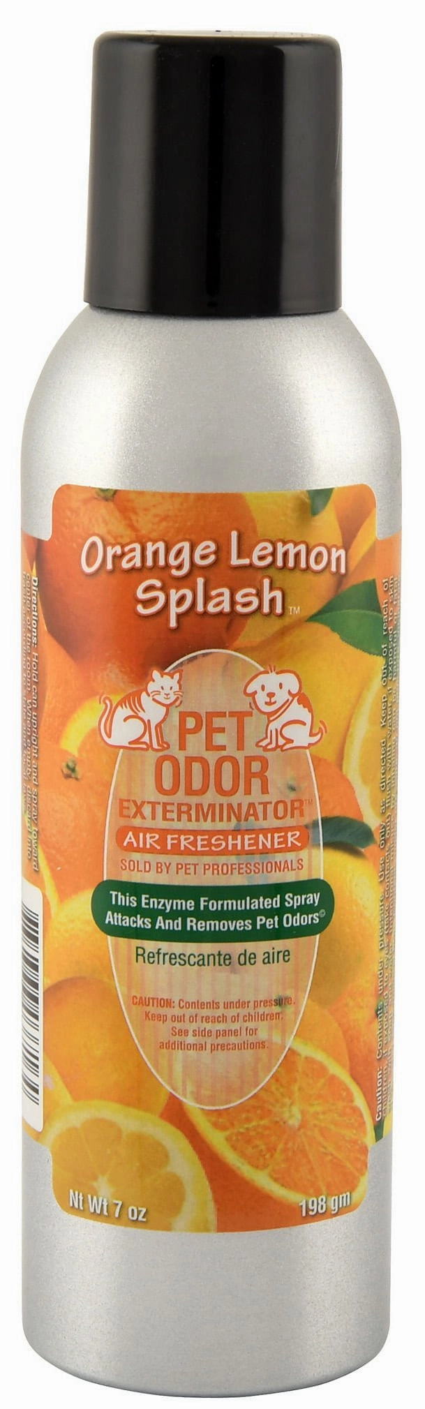 Pet Odor Exterminator Air Freshener Spray, Orange Lemon Splash, 7 oz cat grooming cat shampoo cat conditioner cat comb cat grooming glove