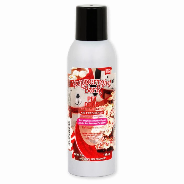 Pet Odor Exterminator Air Freshener Spray, Peppermint Bark, 7 oz cat scratchers cat towers cat window perch cat heating pad cat calming spray