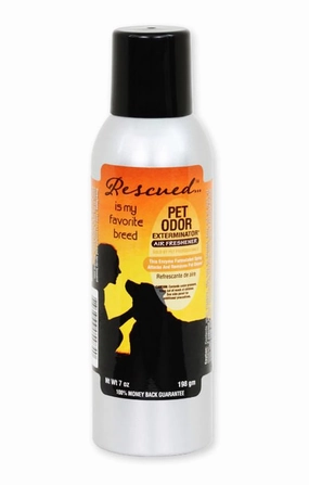 Pet Odor Exterminator Air Freshener Spray, Rescued, 7 oz cat beds cat scratching post cat shampoo cat tunnel cat brush