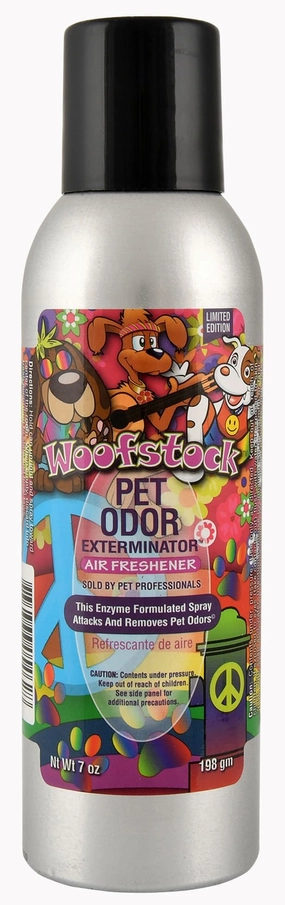 Pet Odor Exterminator Air Freshener Spray, Woofstock, 7 oz cat beds cat scratching post cat shampoo cat tunnel cat brush
