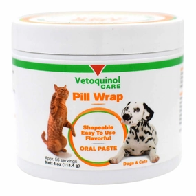 Pet Pill Wrap Flavored Pill Masking Paste, 4 oz cat scratchers cat towers cat window perch cat heating pad cat calming spray