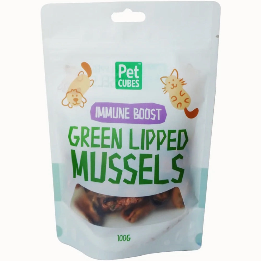 PetCubes Green Lipped Mussels Grain-Free Treats For Cats & Dogs 100g fly trap horse fly spray poultry fly control fly repellent farm fly solution