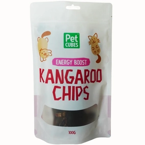 PetCubes Kangaroo Chips Grain-Free Treats For Cats & Dogs 100g chicken fence goat pen animal fencing electric fencing portable livestock fence