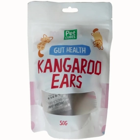 PetCubes Kangaroo Ears Grain-Free Treats For Cats & Dogs 50g dog chew toys dog dental chews durable chew toys puppy chew toy bone chew