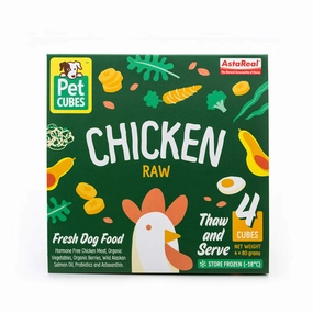 PetCubes Raw Chicken Grain-Free Frozen Dog Food 2.25kg dog sweater dog tuxedo dog dress holiday dog outfit dog birthday shirt