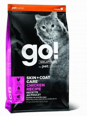Petcurean Go! Solutions Skin   Coat Care Chicken Recipe Dry Cat Food cat supplies cat house cat tree cat feeder cat collar