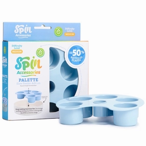 PetDreamHouse SPIN Accessories Interactive Slow Feeder Add-On For Cats & Dogs (Baby Blue Palette) dog bones rawhide chew sticks dog jerky bacon bone