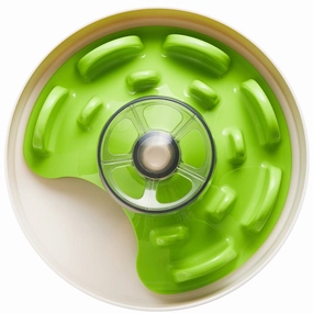 PetDreamHouse SPIN Interactive Slow Feeder For Cats & Dogs (Green UFO Maze) cat accessories cat collar cat harness cat backpack cat ID tag
