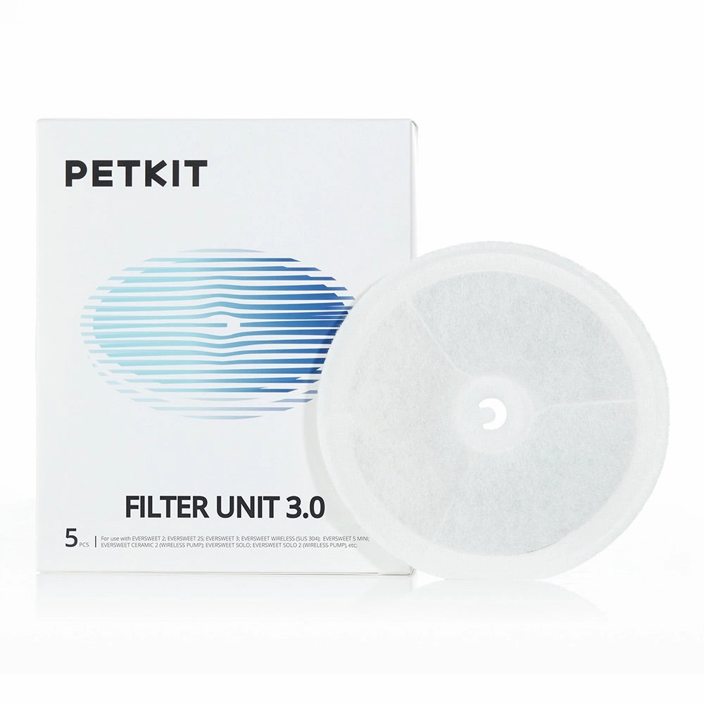 PETKIT Eversweet Drinking Fountain Filter Unit 3.0 (5 pack) dog harness dog training collar dog safety vest dog seatbelt dog ID tag