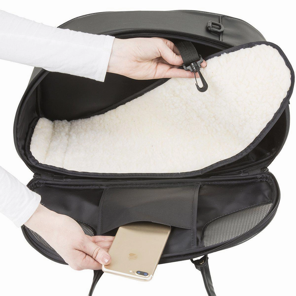 Petote Roxy Dog Carrier Black