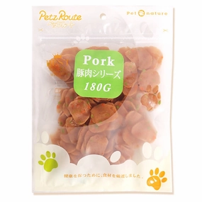 Petz Route Pork Chips With Vegetable Dog Treat 180g dog supplies dog food toys accessories dog bed