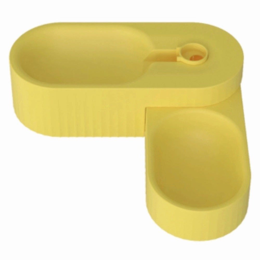 Pidan Dual Dog Bowl (Canary Yellow) dog harness dog training collar dog safety vest dog seatbelt dog ID tag