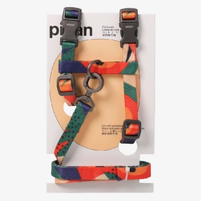 Pidan Harness & Leash Set For Cats (Abstract) cat accessories cat collar cat harness cat backpack cat ID tag