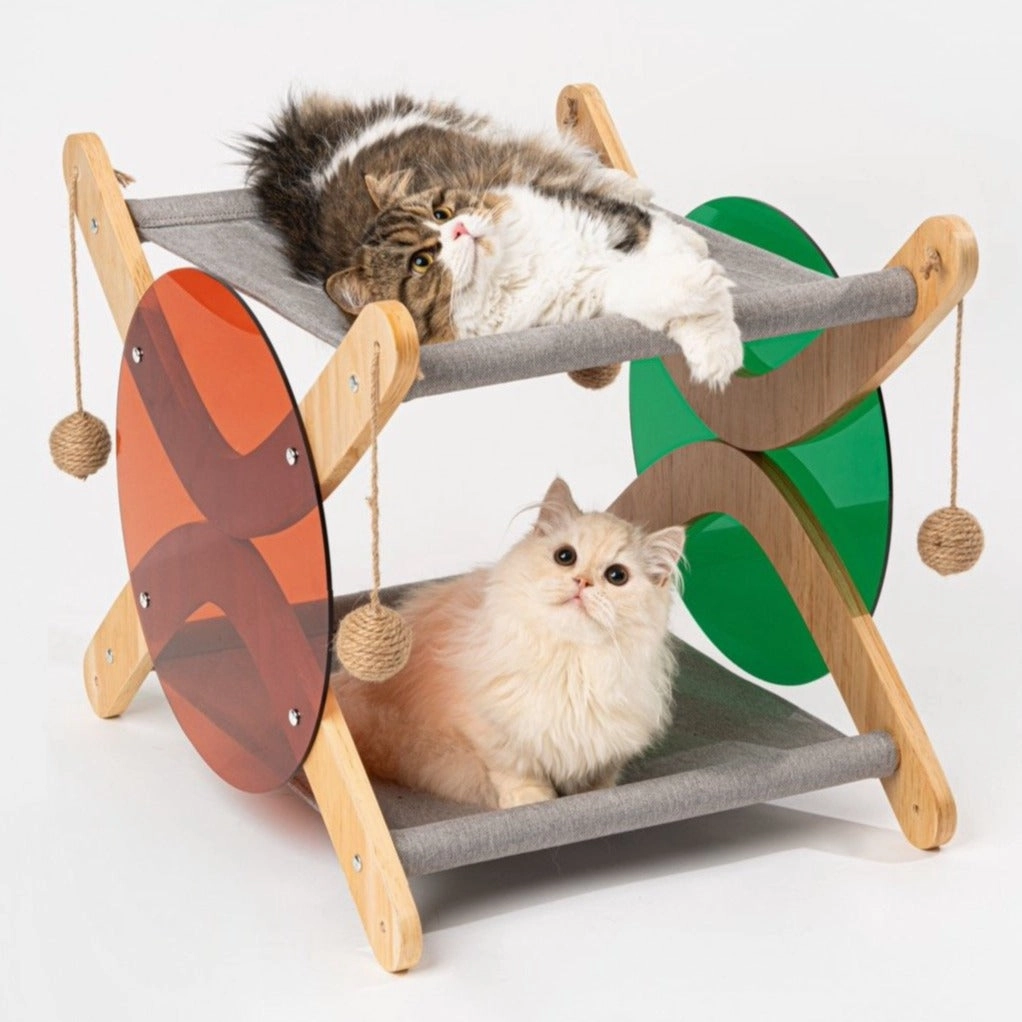 Pidan Modern Pet Bunk Bed cat leash cat bowtie cat hat cat bandana cat costume