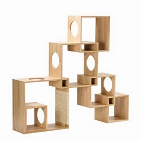 Pidan Modular Geometrical 6-Squares Cat Tree cat accessories cat collar cat harness cat backpack cat ID tag