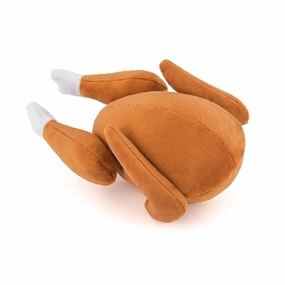 PLAY Holiday Classic Holiday Hound Turkey Plush Dog Toy dog bones rawhide chew sticks dog jerky bacon bone