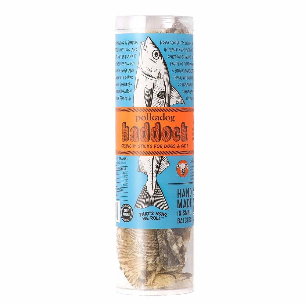 Polkadog Haddock Skin Jerky Grain-Free Treats For Cats & Dogs 2oz (Tube) fly trap horse fly spray poultry fly control fly repellent farm fly solution