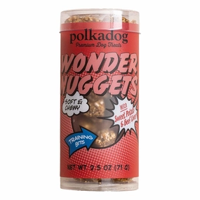 Polkadog Wonder Nuggets Sweet Potato & Beef Dog Treats 2.5oz (Mini Tube) dog sweater dog tuxedo dog dress holiday dog outfit dog birthday shirt
