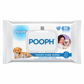 Pooph Pet Wipes Pack, 50 ct cat scratchers cat towers cat window perch cat heating pad cat calming spray