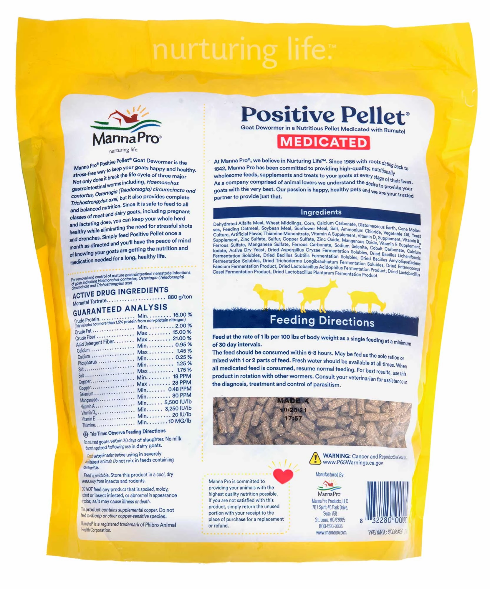 Positive Pellet Goat Dewormer