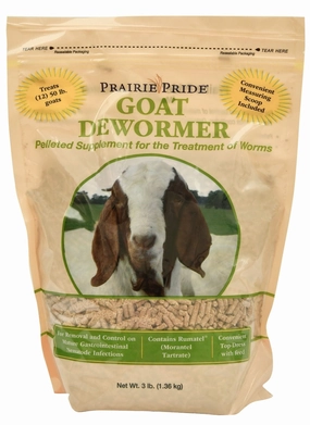 Prairie Pride Pelleted Goat Dewormer, 3 lb wet cat food canned food for cats gravy cat cans soft texture cat food wet pouches